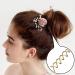 Spiral Bobby Pins 10 Pack - Blonde Spin Pins for Messy Bun DIY Hairstyles - Small Bun Bobbypins for Fashionable Looks - Buy Online on GoSupps.com