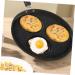 Milisten 2 Pcs Omelet Pan Induction Cooker Pan Mini Skillet Egg Frying Pan Breakfast Skillet Pan Heart Shaped Kitchenware Ceramic Bakeware Omelette Pan 3 Egg Burger Plate Multifunction Iron 39X22X3cmx2pcs Blackx2pcs - Buy Online on GoSupps.com