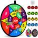 Hony Toy Sports Double Sided Dart Board with 12 Sticky Balls,Indoor Outdoor Party Games Toys Gifts for 5 6 7 8 9 10 11 12 Year Old Boy Kids and Adult Multicolor2