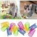 Fuyamp 16 Pcs Cat Colorful Springs Toys Cat Spring Toys for Kittens BPA Free Plastic Interactive Toys to Keep Fit for Swatting Biting Hunting Healthy Play Kitten Toys - Buy Online on GoSupps.com