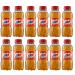 Italian Gourmet E.R. Ferrero ESTATHE Pack of 12 disposable PET bottles for iced tea Peach design 330 ml