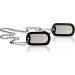 Personalized Dog ID Tags Set - 2 Embossed Chains & Silencers | Customizable Motifs | Rambo Military Equipment (Silver Matte) - Buy Online on GoSupps.com