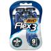 BIC Flex3 Men's Disposable Razors - Bundle of 3 Packs of 3 3 Count (Pack of 1)