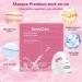 6 Masques Premium | Masque Collagene et Acide Hyaluronique | Masque collag ne Anti-Rides Anti Cernes | Masque visage Soins Hydratant Raffermissant Anti- ge | Peau Lisse et clatante - Buy Online on GoSupps.com