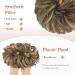 FESHFEN Messy Bun Hair Piece Hair Scrunchies Thick Curly Wavy Hair Piece Synthetic Donut Updo Hairpieces for Women Girls Blonde Highlighted Medium Brown 55 g (Pack of 1) 86H10# Blonde Highlighted Medium Brown - Buy Online on GoSupps.com
