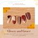Modelones Gel Nail Polish 6 Colors Nuetral Nude Brown Gel Polish Fall Colors Gold Glitter Nail Gel Polish Set Soak OFF U V Nail Art Gel Kit Manicure Salon DIY Nails Gift Brown Nude - Buy Online on GoSupps.com