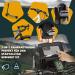 XIQI Handlebar Pocket Bike Bag - 3in1 Waterproof Bicycle Bag with Cell Phone Holder for E-Bikes | Removable Shoulder Strap & Handlebar Adapter - 4L Silver - Buy Online on GoSupps.com