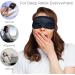 Natural Blackout Silk Sleep Mask - Organic Silk Eye Mask for Sleeping - Blindfold Sleeping Mask For Women - Ultra Soft Black Slip Face Mask with Elastic Adjustable Strap and Pouch - Buy Online on GoSupps.com