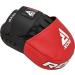 RDX Boxing Pads Focus Mitts - Maya Hide Leather Curved Hand Targets for MMA, Kickboxing & Martial Arts Training - Red - Buy Online on GoSupps.com