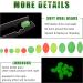 Glow Fishing Beads Assorted Kit - 1000pcs Luminous Soft Plastic Beads for Saltwater Night Fishing - Buy Online on GoSupps.com