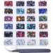 6800+PCS Mixed Sizes Hotfix Rhinestones Crystal Kit for DIY Shoes, Clothes & Bags - Includes Tweezers and Picking Pen - 22 Colors Available - Buy Online on GoSupps.com