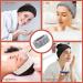 3-Pack Spa Facial Headbands - Terry Cloth Hairbands for Makeup, Washing & Yoga - Black, White, Light Grey - Buy Online on GoSupps.com