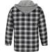 Yihaojia Men Sherpa Lined Hoodie Full Zip Sweatshirt Hooded Plaid Shirt Jacket Winter Warm Coat Buffalo Zipper Sweatshirt Black#75 5X-Large - Buy Online on GoSupps.com