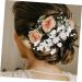 Beaupretty Girls Accessories hair wedding hair side cheongsam hair wedding headwear flower headpiece traditional hair bridal hair side Plastic prom Wedding Headband - Buy Online on GoSupps.com