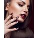 Glitter Gradient Nail Polish Sticker Full Wraps for Women - 20 Sheets | Self-Adhesive Nail Decals with File for Manicure Decorations - Buy Online on GoSupps.com