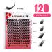 DIY Self Adhesive Eyelashes - 120 Pcs Lash Clusters & 3D Angel Wing Lashes Kit - Easy Apply Reusable D Curl 12-18mm | International Shipping - Buy Online on GoSupps.com