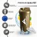 Buy Gold Protein Shaker 700ml - Leak-Proof BPA Free with Powder Compartment & Sieve | Perfect for BCAA Isolate & Whey Protein Shakes - Buy Online on GoSupps.com