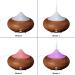 Shop Aroma Diffuser with 7 Color Lighting | Air Humidifier & Aromatherapy Lamp - 210ml Capacity Brown Design - Buy Online on GoSupps.com