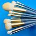 Complete Set of 10 Essential Makeup Brushes for Flawless Foundation Blush Concealer & Eye Shadow International Shipping Available - Buy Online on GoSupps.com