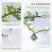 Handmade Woodland Flower Crown Headband for Wedding - Crystal Renaissance Elf Costume Accessory - White and Green - Buy Online on GoSupps.com