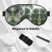Palm Tree Leaves Soft Sleep Eye Mask | Breathable Eye Patch for Women | Perfect Travel & Relaxation Accessory - Buy Online on GoSupps.com