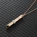 Anxiety Relief Necklace Quit/Stop Smoking Necklace Breathing Whistles Necklace for Mindful Breathing Stress Relief Meditation Relaxation Calming Down Q:gold - Buy Online on GoSupps.com