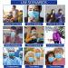 50 PCS Blue Disposable Face Masks - Non Woven 3-Layer Breathable Masks with Adjustable Earloop - Buy Online on GoSupps.com