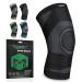 Knee Sleeve knee Support for women and men with Removable Adjustable Straps Premium Knee Compression Sleeve and Knee Brace for Arthritis Pain Running Cross Training Large Black