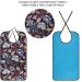 AIEX Adult Bibs Floral Print Waterproof Clothing Protector - Reusable & Washable - Buy Online on GoSupps.com
