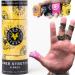 Super Stretchy Thumb Tape - Weightlifting Hook Grip Tape & WOD Tape for Cross Training Gym Workout Tape Athletic Finger Wrap - Flexes with Every Move - 15 Feet per Roll (Yellow 4-Pack)