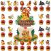 37PCS Lion King Cake Decoration Lion Guard Cake Toppers Themed Cake Decoration Lion King Cake Topper Themed Birthday Party Supplies for Boy Girl Cake Decoration