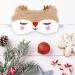 Christmas Reindeer Soft Plush Eye Mask for Sleeping - Breathable Blindfold for Women Men Kids - Ideal for Night Nap, Travel, and Meditation - Buy Online on GoSupps.com