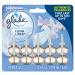 Glade PlugIns Refills Air Freshener Scented and Essential Oils for Home and Bathroom Clean Linen 6.7 Fl Oz 10 Count (Packaging May Vary)