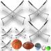 MAKECOLORFUL 6 PCS Football stands for display stand - basketball stands display - football holders for display - acrylic stands for baseballs - sphere stands - ball display stands Acrylic cross shape