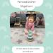 Personalized Mint Label Stacking Tower | Handmade Baby Wooden Toys for Birth & Baptism Gifts - Buy Online on GoSupps.com
