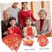 TEHAUX 24pcs 2023 Year of The Rabbit Red Packets Spring Festival Gift Bag 2023 Chinese Red Envelope Party New Wedding Decorations for Ceremony Traditional Red Pocket Coin Paper Unique 4X Assorted Color 4 17X9CM - Buy Online on GoSupps.com