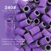 Bellehome 180pcs Nail Sanding Bands | Professional Sand Bands for Nail Drill Grit 80/150/240 | Purple Efile Sanding Bands for Acrylic Nails - Buy Online on GoSupps.com