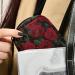 Pfrewn Retro Red Rose Pill Organizer Case | Travel 7-Day Weekly Vitamin & Medicine Holder for Men & Women - Buy Online on GoSupps.com