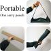 Adjustable Steel Tent Poles Set of 2 - Black | Replacement Rods for Tarp Canopy Camping - Buy Online on GoSupps.com