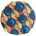 Melanin Crown Silk Hair Wrap for Sleeping - Premium Satin Bonnet for Curly Hair | Protects Against Breakage | Beautiful Teal Design - Buy Online on GoSupps.com