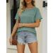 MIROL Women's Short Sleeve Green Tunic Top - Buy Online on GoSupps.com