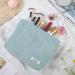 Blue Corduroy Makeup Bag | Mini Cosmetic Toiletry Bag for Women and Girls - Buy Online on GoSupps.com