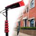 Telescopic Window Cleaner Water Fed Pole Kit Window Cleaning Brush Water Fed Brush Water Fed Cleaning System Outdoor Window Cleaner Cleaning Tool For Window Glass (20ft/6m)