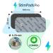 Stimpads Professional Silver EMS Electrodes for Compex - 4 Pack 50x100mm with EASY SNAP - Top Conductivity & Certified Medical Device - Buy Online on GoSupps.com