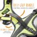 Mighty Paw Sport Harness 2.0 - Padded Adjustable Dog Harness with Reflective Seams (X-Large Green) | International Shipping Available - Buy Online on GoSupps.com