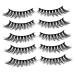 POPETPOP 5 Pair Luxury False Eyelashes Extension False Eyelashes Reusable Fake Eye Lashes Cruelty- Long False Eye Lashes Fakes Eyelash Magnetic Thick Eyelashes 3d Extend Luxurious