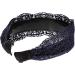 minkissy Lace Hair Hoop - Broadside Lace Headband Floral Lace Headband Gothic Headband Fancy Decor for Women Girls (Black) - Buy Online on GoSupps.com