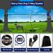 50ft Dog Runner Tie Out Cable Dog Aerial Run Zip Line for Large Dogs up to 300lbs 50FT/100FT Heavy Duty Dog Runner for Yard Camping Outdoor with 10ft Dog Running Lead Rope Sling Device 50' Black - Buy Online on GoSupps.com