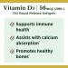 Natures Bounty Vitamin D3 2000IU Softgels - Immune & Bone Health Support | 150 Count - Buy Online on GoSupps.com