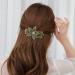 FRCOLOR Vintage Women s Flower Crystal Hair Clips - Elegant Green Hair Accessories for International Shipping - Buy Online on GoSupps.com